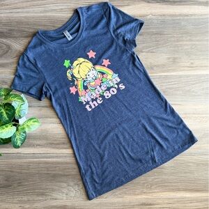 Vintage Style 'Made in the 80's' Rainbow Brite Heather Gray Graphic Tee Size M